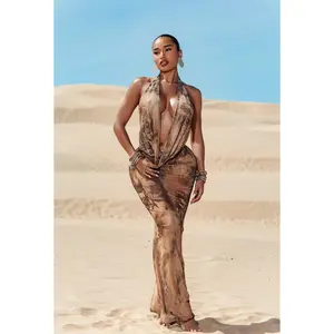 Makari Cover Up Dress - Moroccan Sands
