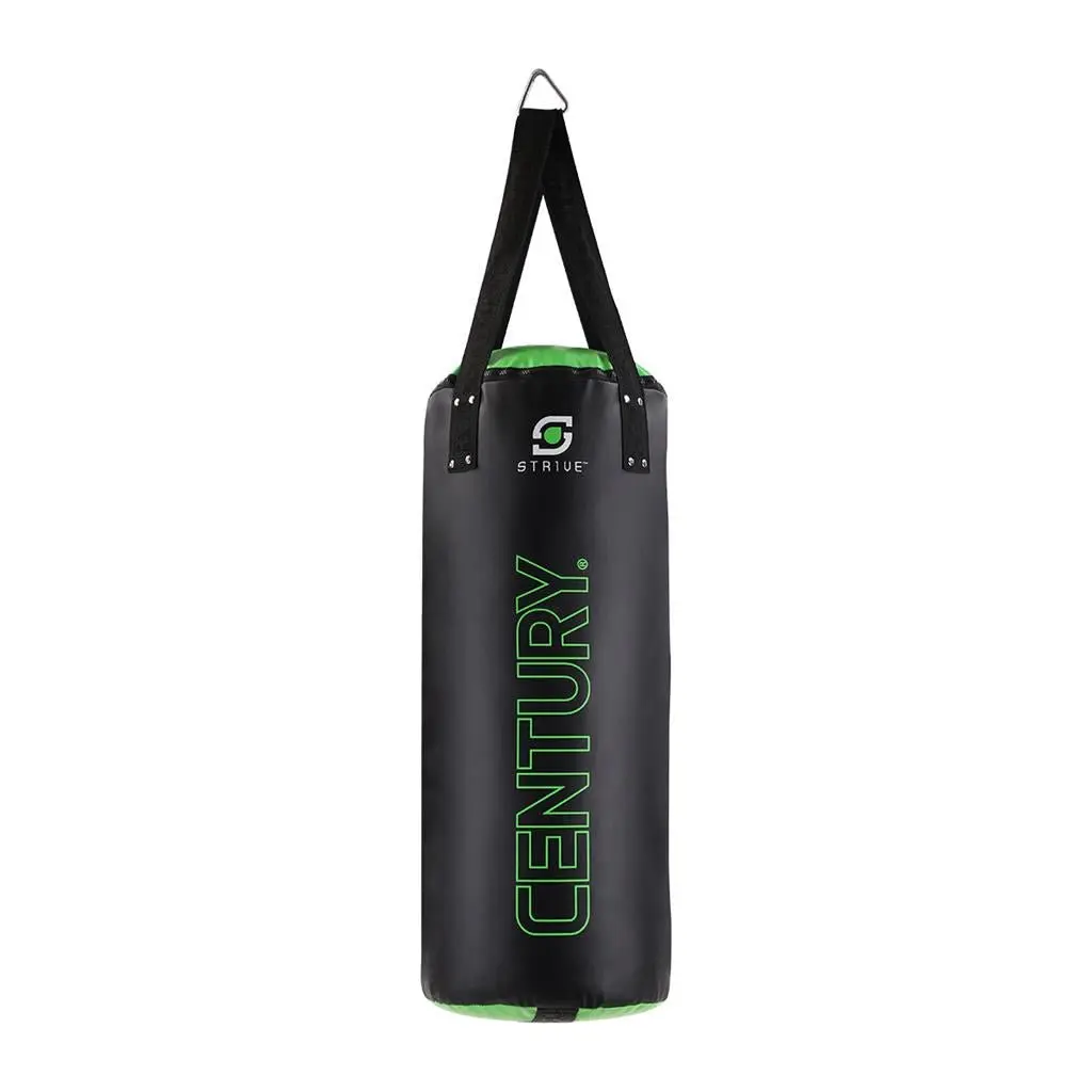 Century Strive 40 lb Heavy Boxing Bag with Hanging Web Straps, Durable Shell and Impact Fiber Filling, Boxing Equipment