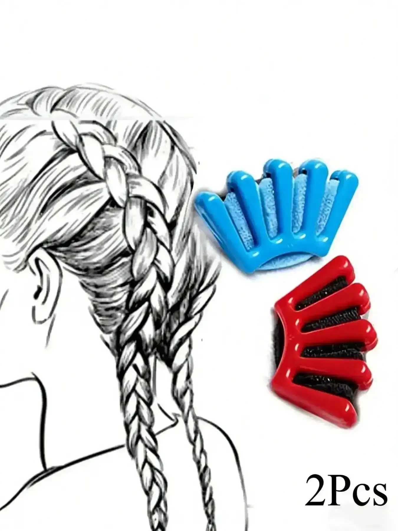 2026 New Model 2pcs Quick DIY Sponge Hair Styling Tool Set, Curling Easy-To-Use Design for Braid Curl, Perfect Daily Use Special Occasions Exquisite Modern Essential Great Luxury Refined Gift Elegant Stunning Classy Chic