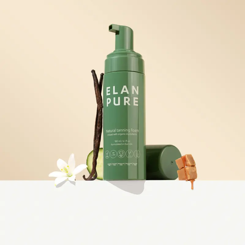 Non-Toxic Self Tanner | Skincare-First Self-Tanning Foam | Elan Pure