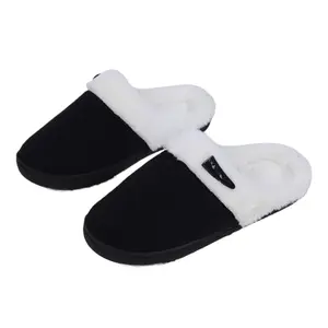 Women's Warm and Comfortable Memory Foam Home Slippers | Knitted Faux Fur Lining with Anti-Slip Rubber Sole | Versatile for Indoor and Outdoor Use | Perfect for Cozy Bedroom Comfort!