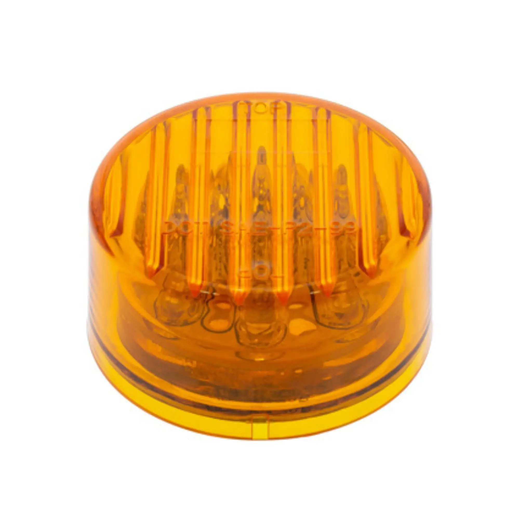 United Pacific 2-Inch Amber Round Clearance Marker Light, LED Car Lights for Automotive & Motorcycle Use