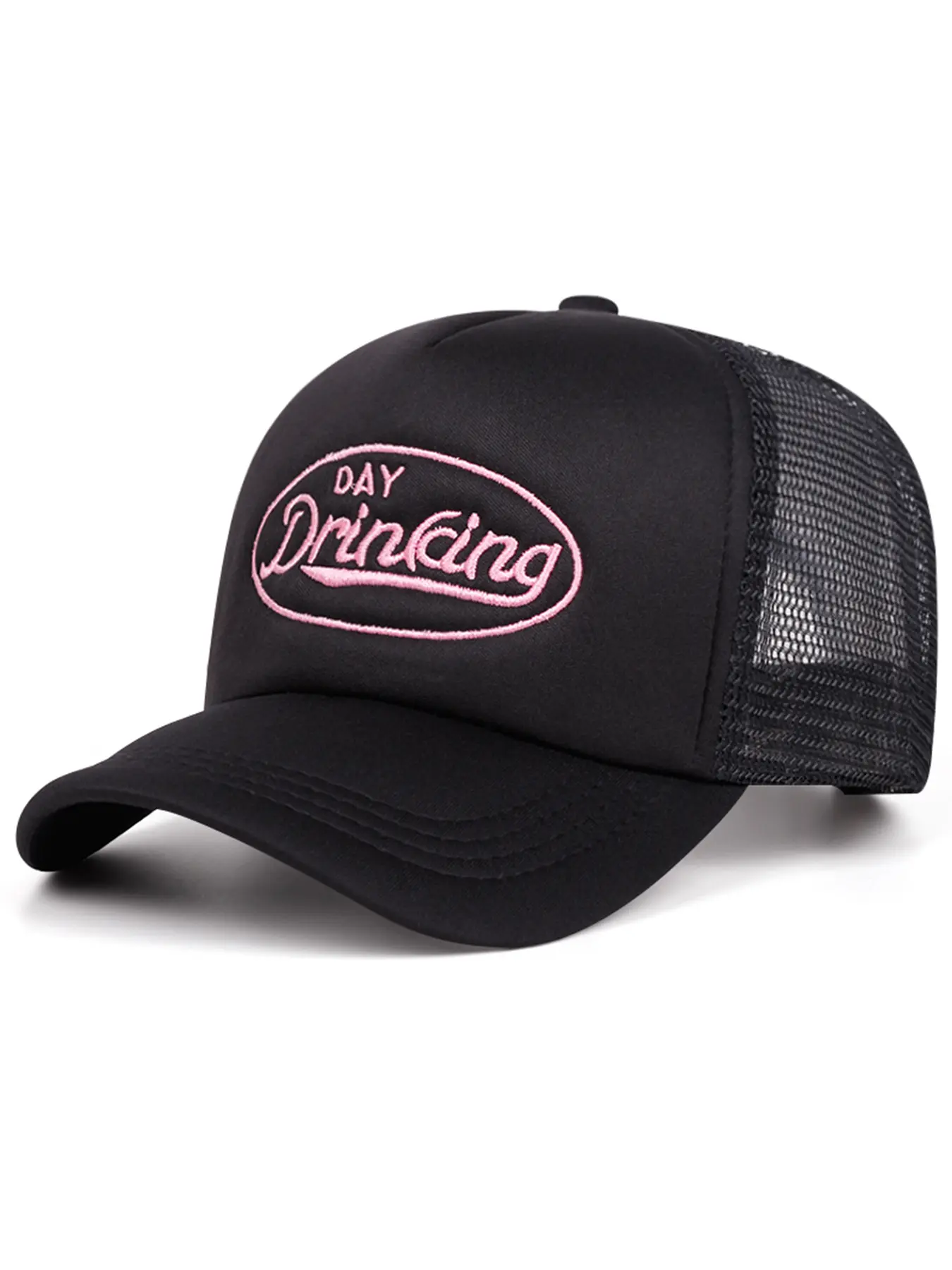 2025 Fashion Trendy Hat Personalized New Breathable Cotton Mesh Hat DAY Embroidered Street Personalized Hip Hop Hat Street Dance Pop Decorative Hat Women's Outdoor Leisure Sports Sunshade Skateboard Hat Graphic Hat Adjustable Baseball Hat Casual Hat