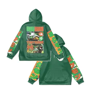 Torterra PKM Streetwear Hoodie - Ape Zip Hoodie - Hoodies Japanese Anime Style Zip Up Hooded Sweatshirts Men Women Fashion Y2k Oversized Pullovers