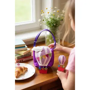 Beautiful Balloon Bag- Purple