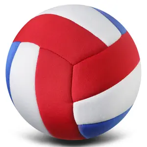 Soft indoor volleyballs for girls—youth beginner trainers made of fabric; lightweight, quiet, safe for learning indoors at home; ideal birthday and Easter gifts
