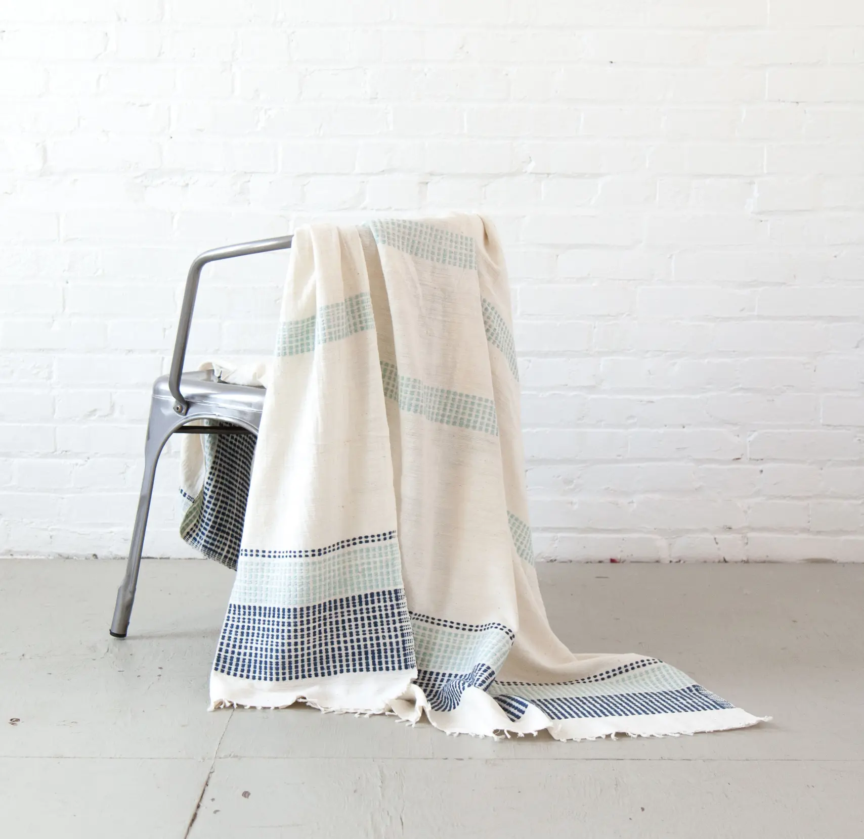 Hand Woven Ethiopian Cotton Lightweight Blanket (assorted colors)- Eco-Friendly, Fair Trade