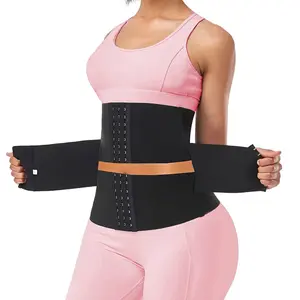 Seamless Waist Trainer for Women 3-Section Tummy Control & Chest Support Adjustable Compression Shapewear for Workout Daily