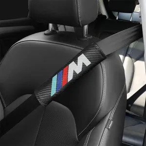 2pcs Car Seat Belt Cover Shoulder Protector Pad for Bmw M Performance M3 M5 X1 X3 X5 X6 E46 E39, Comfortable & Durable Design, Car Accessory