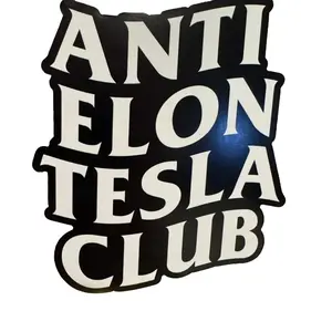 New! ANTI ELON Tesla Club - Car MAGNET - For Tesla Owners Bumper Sticker Decal Cling Model X Y 3 Cybertruck, Trendy Outfits, Stay