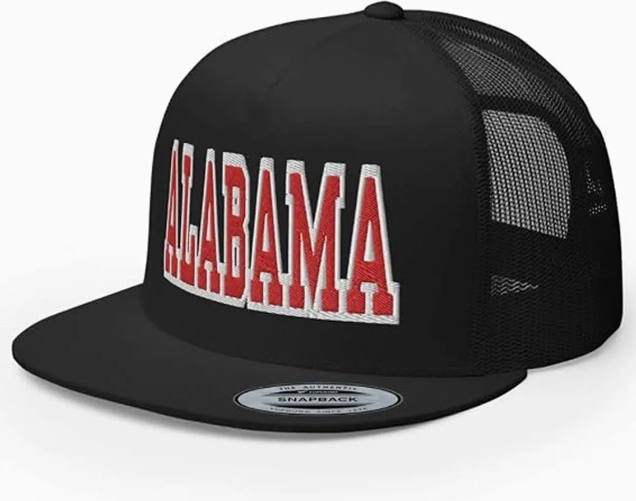 Alabama Embroidered Retro Hat Trucker Hat Many Colors Snapback Hat, Unisex Casual Street Style, Gift Idea For Her Him, Unisex Everyday Wear
