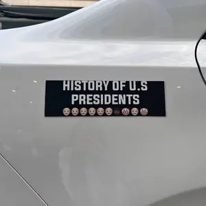 History of us Presidents Magnet Sticker, Anti Trump Sticker, Bumper Sticker AND Magnet, Funny Meme Sticker, Waterproof Quality