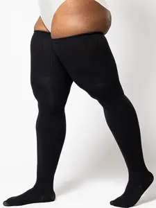 Thunda Thighs - Ny Hi - Plus Size Thigh High Socks - Women's Lightweight Nylon Stretch - 36 colors