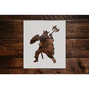 Warrior Stencil - Art and Wall Stencil