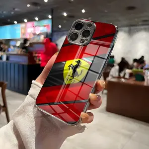 Luxury Ferrari Sports Car   Phone Case for iPhone 17 Pro Max 15 Pro 16 14 Plus 12 13 Mini 11 Pro Shockproof Glass cover