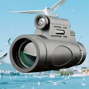 10x42 HD Monocular Telescope, 10x Magnification High-Power Telescope, Suitable For Bird Watching, Concerts, Cruises, Gifts, Camping, And Hiking Essentials! (Does Not Include Batteries, Requires 3 Lr44 Button Batteries To Be Prepared By The User.)