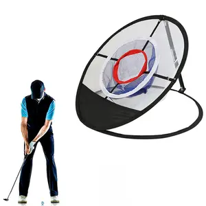 Golf Practice Net with Three-Layer Chipping Net Set, Portable Golf Target for Precision and Swing Training, Essential Golf Training Equipment, Golf Accessories