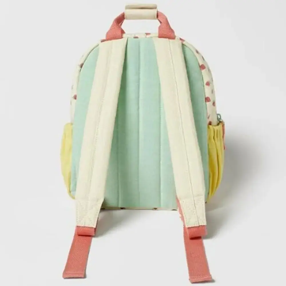 Personalized Embroidered Strawberry Kid Backpack Customized Children's Name Schoolbag Gift Baby Stroller Bag Back To School Gift