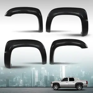 [4pcs] Fit For 2007-2013 Chevrolet Chevy Avalanche Wheel Fender Flares