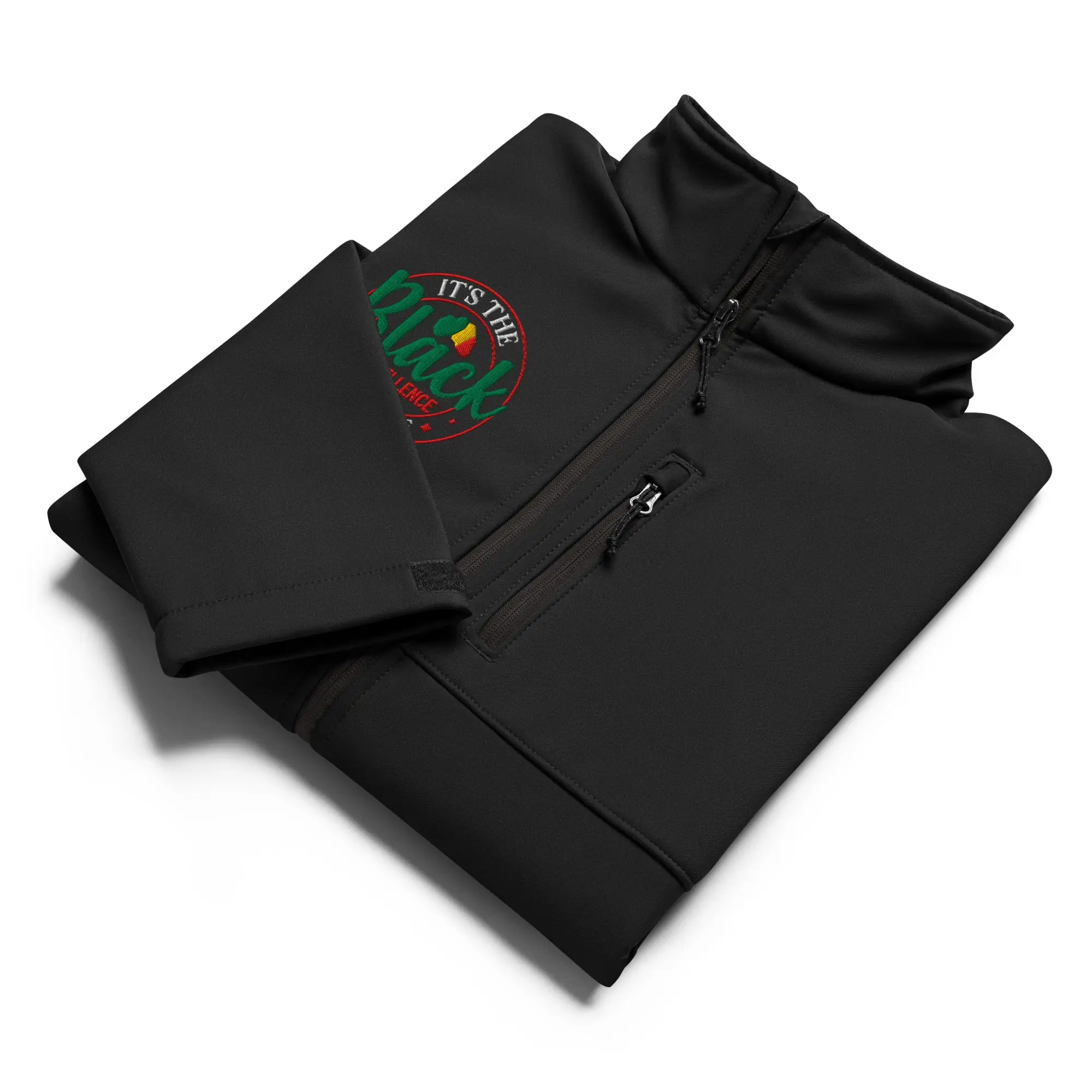 Black Excellence Columbia soft shell jacket