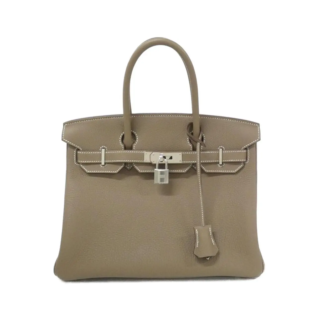 Pre-owned HERMÈS Calfskin Shoulder Bags Hermes Birkin30 Togo