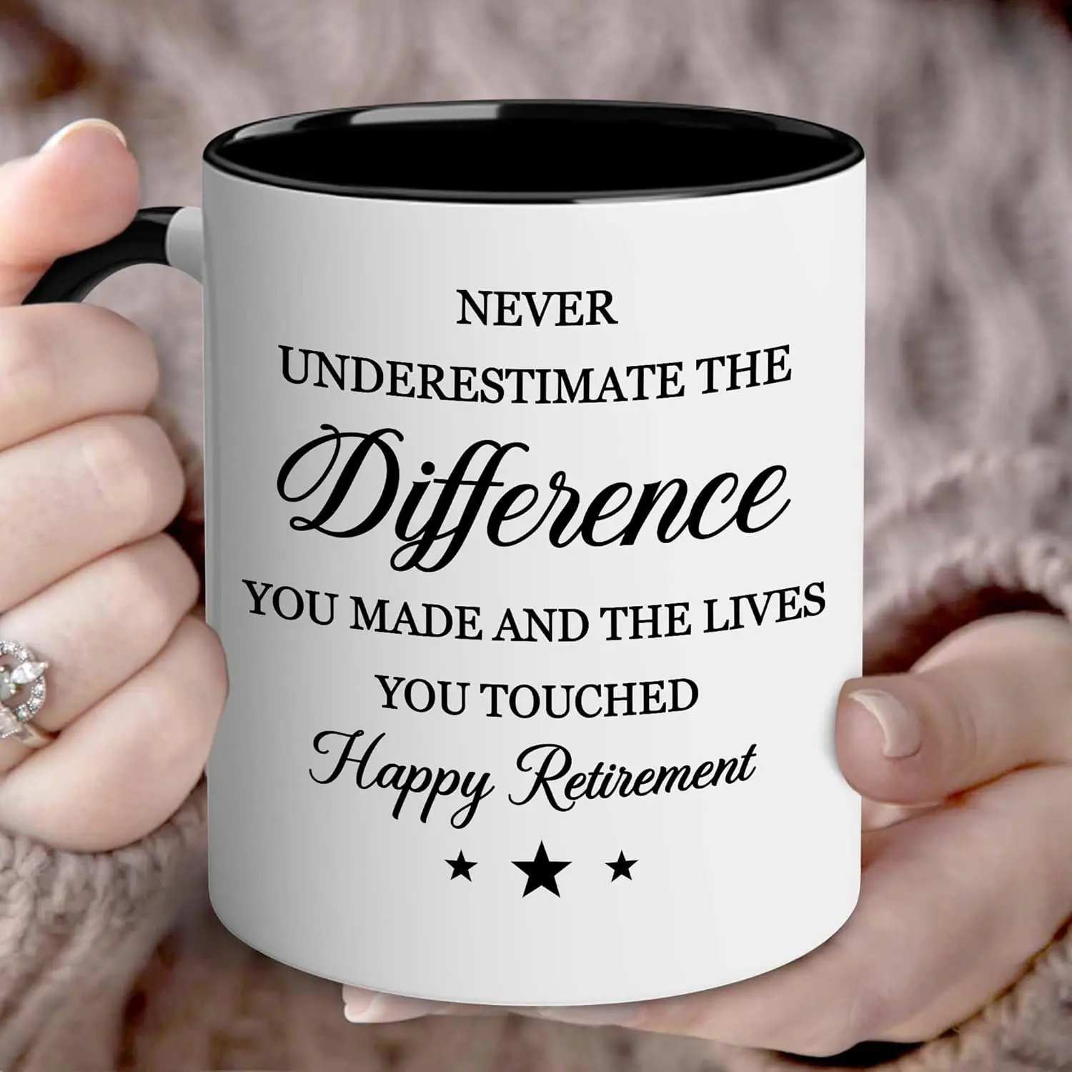 11oz Ceramic Coffee Cup - Unique Retirement Gift for Coworkers, Farewell Drinkware Mug for Men & Women (Boss, Manager Included)