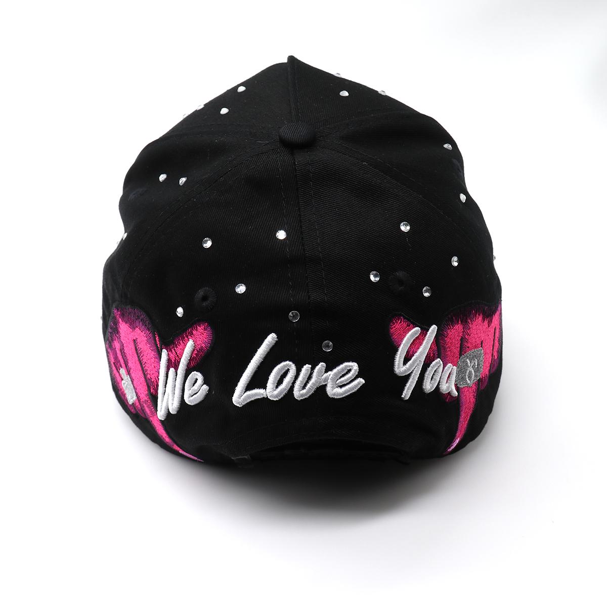 Cool Streetwear Snapback Hat - Black Embroidered "For All Our Haters" Cap, Unisex Hip Hop Headwear for Skate & Street Style(Built-in Chip)