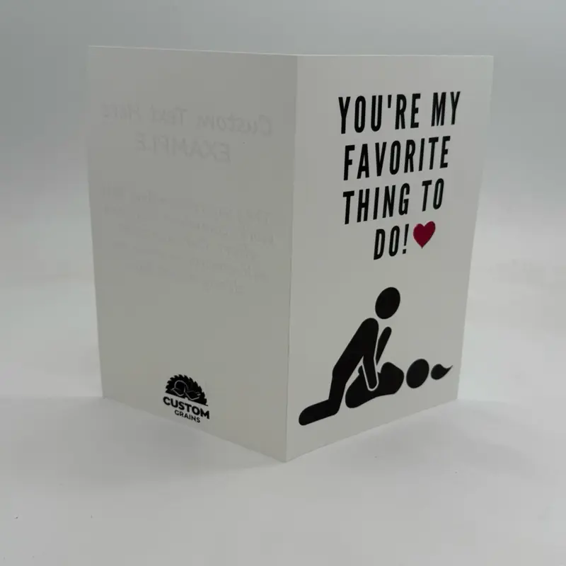 Custom Text Valentine’s Card Custom Text Valentine’s Card