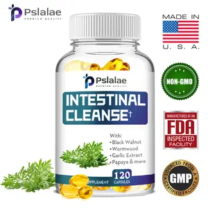 Proprietary Blend of Wormwood, Black Walnut, Goldenseal, Clove, Garlic, and More - 120 Capsules - Non-GMO, Premium Ingredients - For Bowel Cleansing