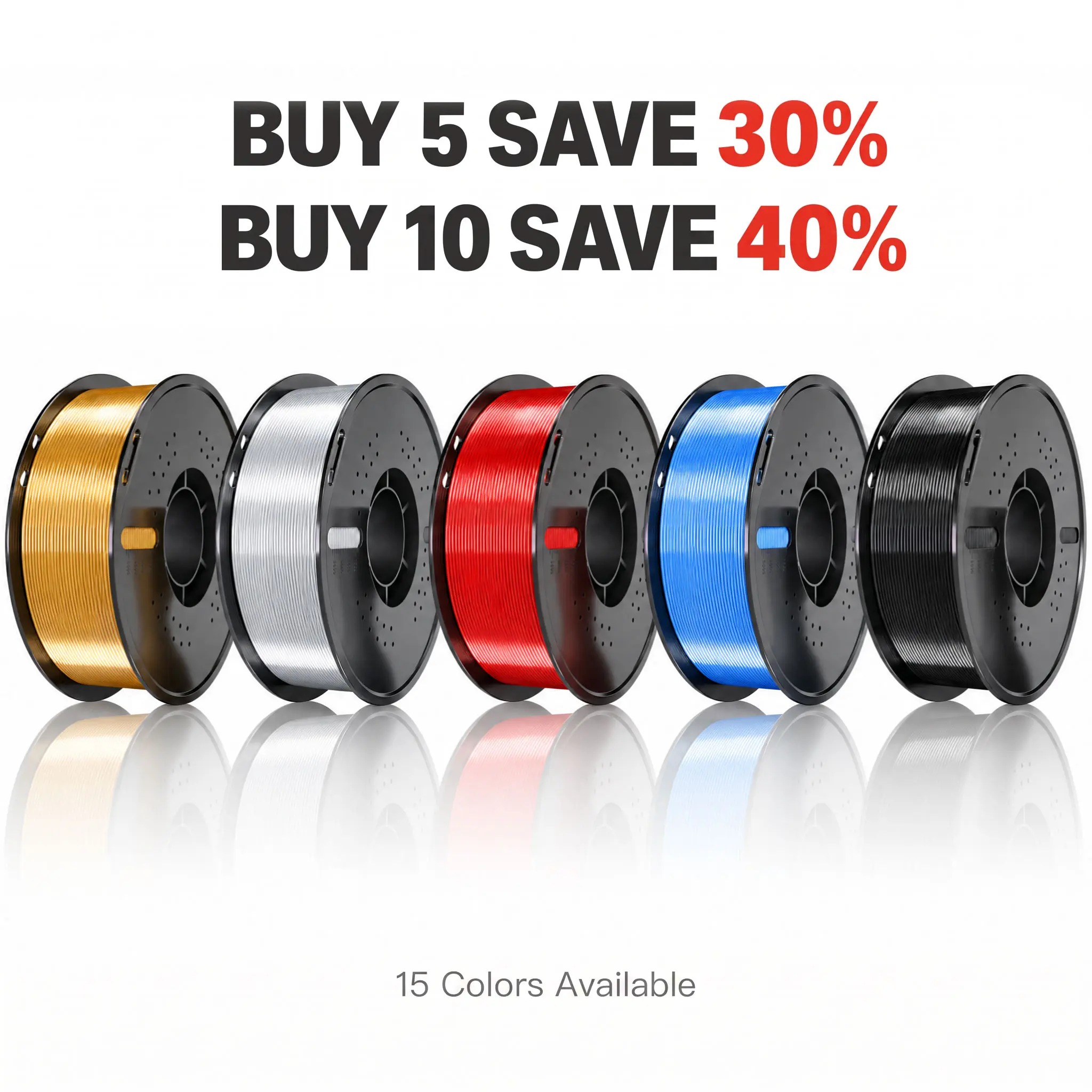 Miailuy 3D Printer Filament, 1.75mm Polylactic Acid (PLA+) 1kg Spool, Vacuum-Sealed with Desiccant, Tangle-Free, Clog-Free, Opaque Vibrant Colors, High Compatibility for FDM 3D Printing & Anycubic Models, Accessible Printing for All Skill Levels
