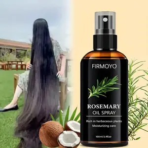 Rosemary Hair Care Spray, Anti-Frizz Smoothing Leave-In Hair Mist, Nourishing Refreshing Rosemary Scent Hair Spray for All Hair Types