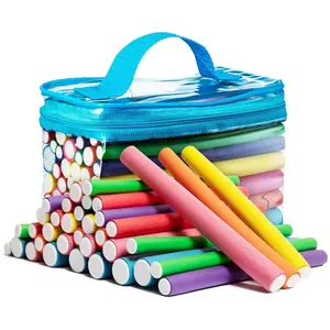 Heatless Flexible Hair Rollers Curlers 42-pack 7" Soft Foam Curling Rods for Short Long Hair Haircare