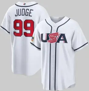 Men's USA Baseball Jersey - Aaron Judge 2026 World Baseball Classic Home Stadium Jersey