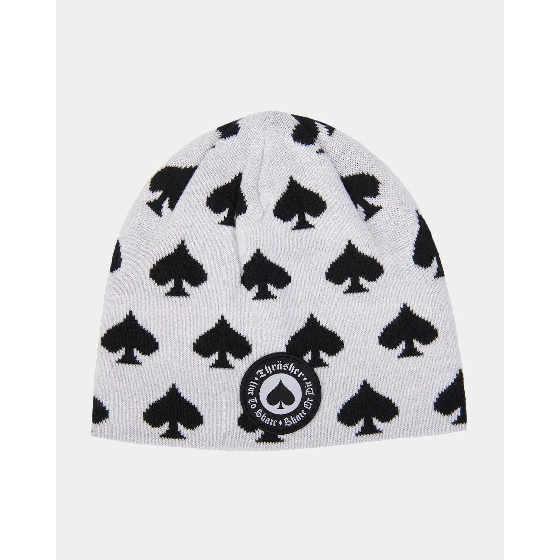 Thrasher Magazine Beanie Oath Skully White