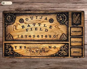 Ouija Zones - Duskmourn - Playmat MTG - Desk Mat, PC Accessories.