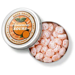 Sour Drops Tangerine Sours | No Artificial Dyes  Natural Flavor