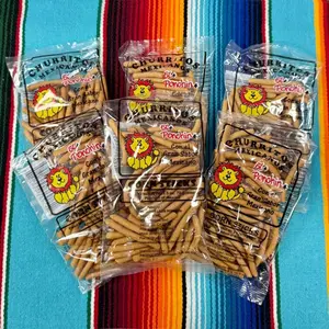 Churritos Mexicanos El Ponchin 6 Pack - Corn sticks in Clear Packaging