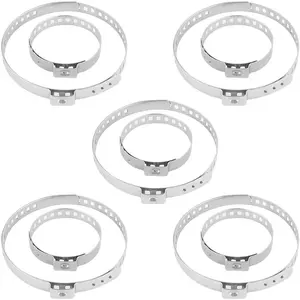 10PCS CV Boot Clamps Kit,Stainless Steel CV Axle Boot Clamp Tool,Adjustable CV Boot Banding Tool for Car Accessories Replacement