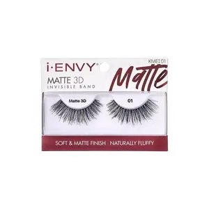 Kiss i-Envy Matte 3D Invisible Band Strip Lashes