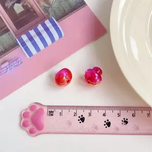 Cute Cat Claw Ruler 1/2pc, Adorable Measuring Tool for School Home Office Use, Perfect Gift Idea for Kids and Adults, Fun Stationery Accessory
