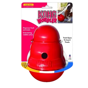 KONG Wobbler Interactive Dog Toy: Dispenses Food and Treats