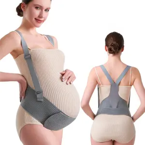 Pregnant women in the third trimester of pregnancy, abdominal belt, prenatal support, shoulder support belt for pregnant women, abdominal closure U-shaped middle and late corrective belt to relieve fatigue, waist belt for women