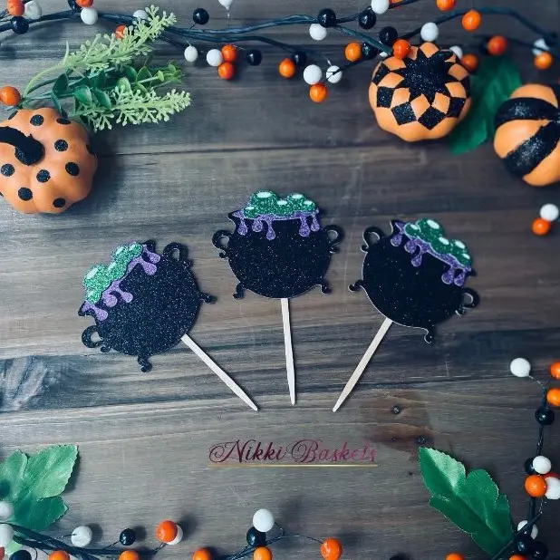Hocus Pocus Halloween Cupcake Toppers Topper