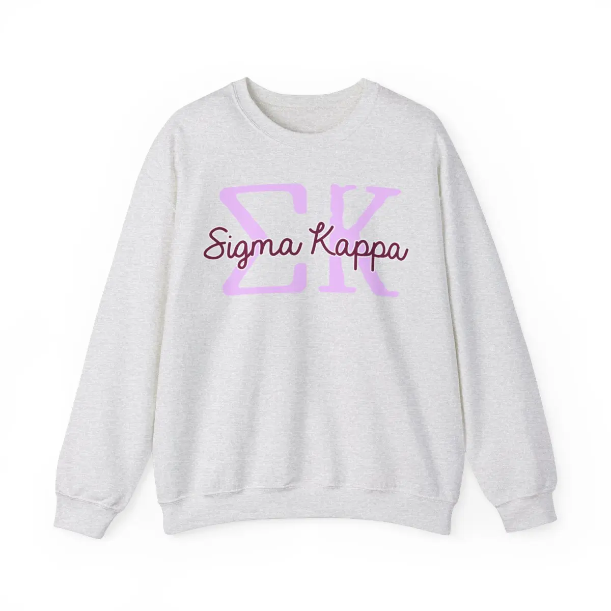 Sigma Kappa Greek Type Crewneck Sweatshirts