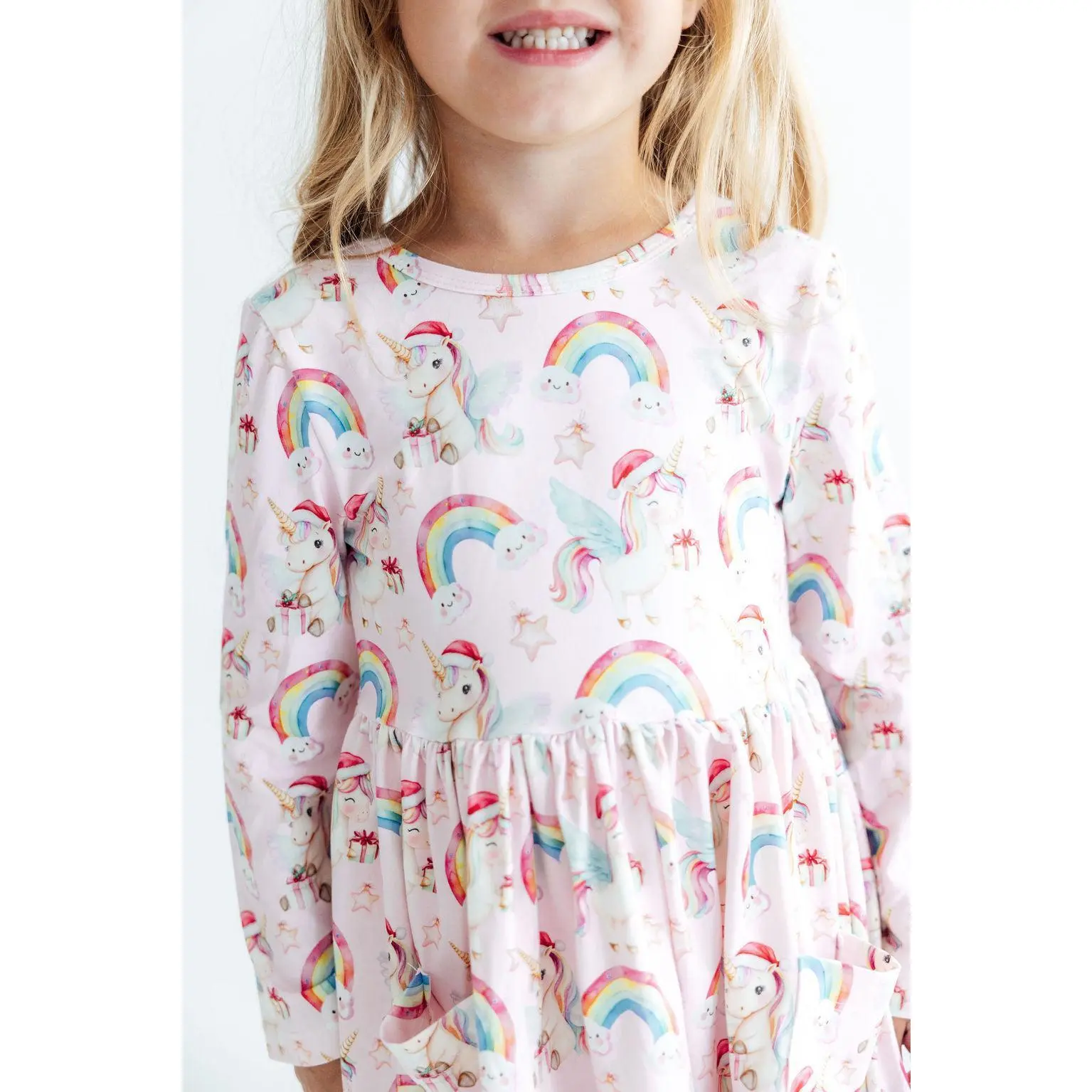Christmas Magic L/S Pocket Twirl Dress