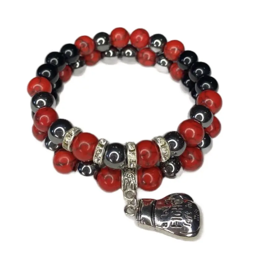 “A lot of fight left in me” Bead Bracelet Set