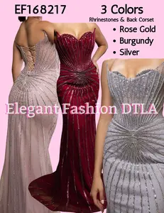 💎 2026 💎 EF168217 Embellishments & Rhinestones Open Back