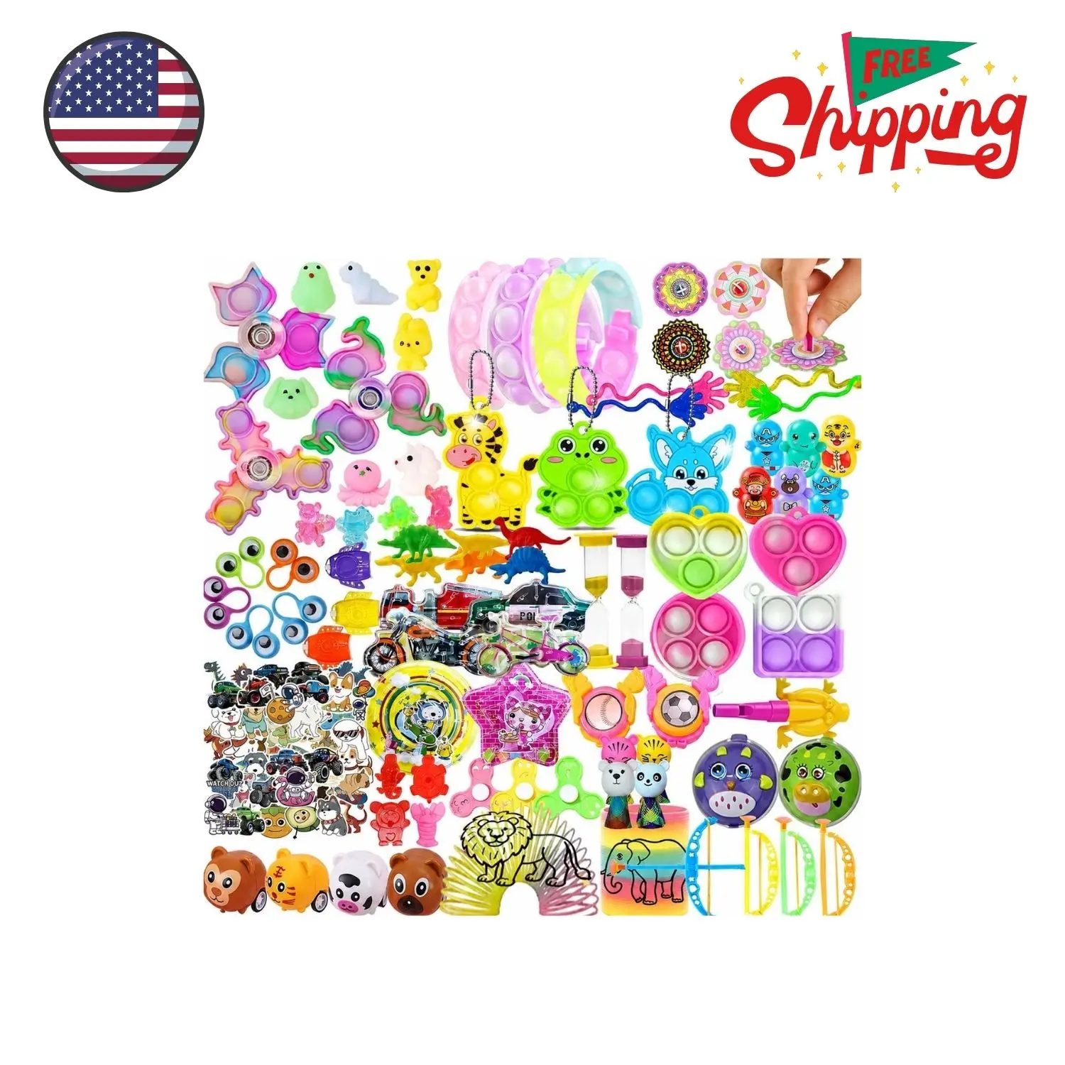 212-Pack Assorted Party Favors Gift Toy Set