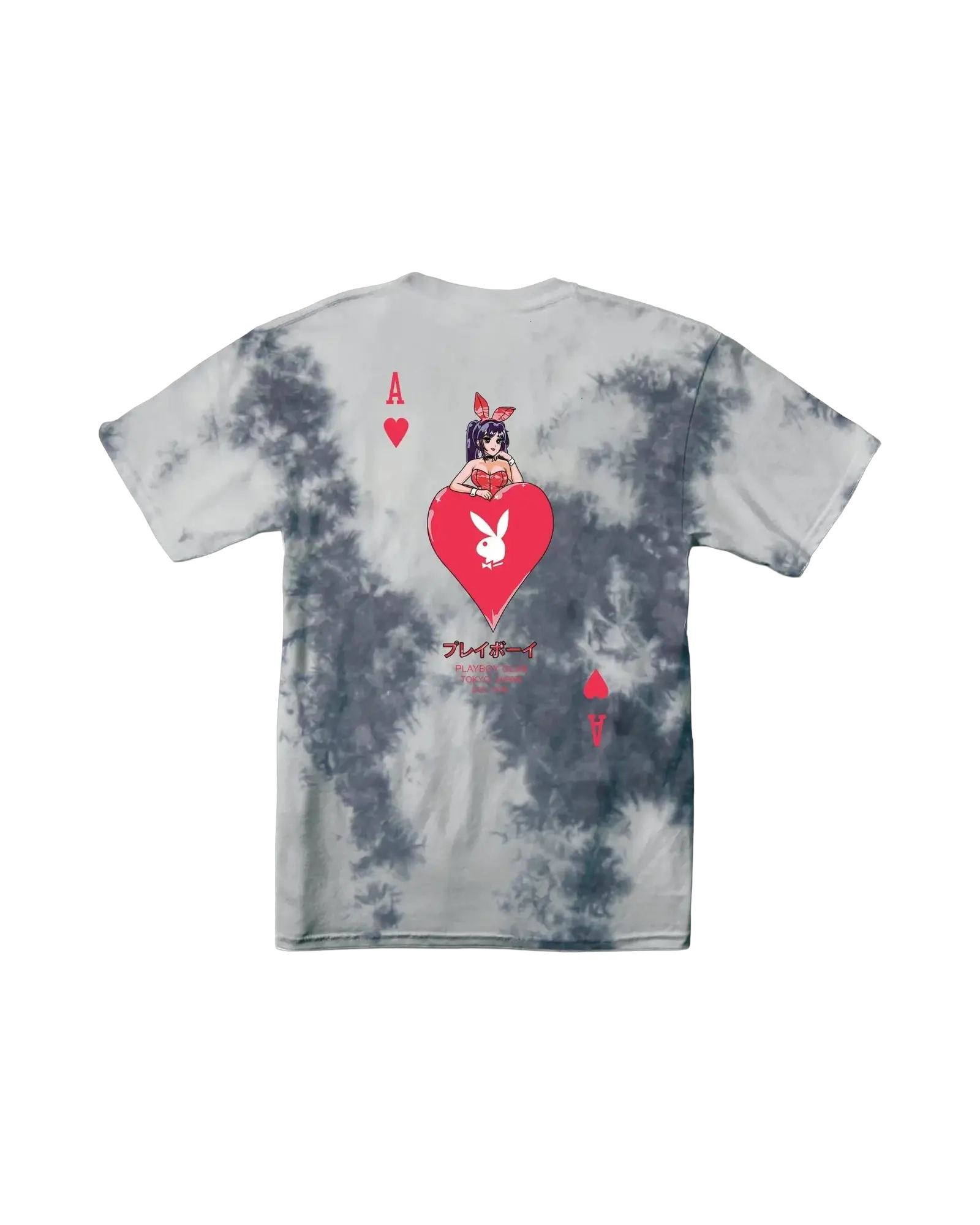 Playboy Ace of Hearts T-Shirt Tie-Dye