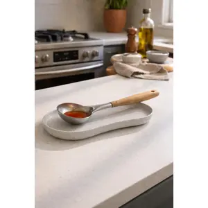 Modern Spoon Rest & Utensil Tray for Stove | Minimal Kitchen Spatula Holder, 3D printed